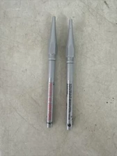 2x Benefit Precisely, My Brow Pencil In Shade 2 Warm Light Brown .026g Mini Size