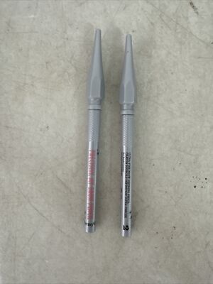 2x Benefit Precisely, My Brow Pencil In Shade 2 Warm Light Brown .026g Mini Size