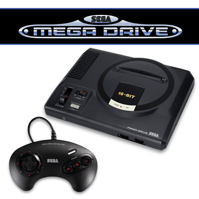 SEGA Mega Drive Konsole mit ORIGINAL Controller & Kabel   