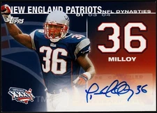 Lawyer Milloy 2008 Topps NFL Dynasties Tribute Autographs Auto /500 Patriots 🔥