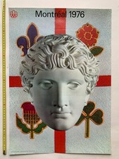 Montreal Olympics 1976 art Canada vintage poster