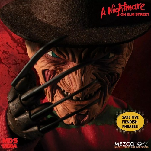 Freddy Krueger Nightmare On Elm Street MDS Talking Figure Mega Scale Mezco Toyz - Picture 4 of 5