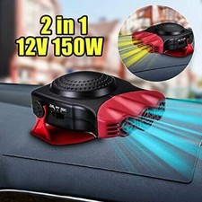 12 volt CAR HEATER,HAIR DRYER, DEMISTER/DEFROSTER COOLING FAN FOLDING HANDLE VAN