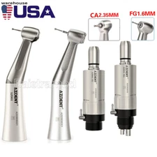 Dental Slow Speed Contra Angle Handpiece Fit 1.6/2.35mm Friction Grip Air Motor