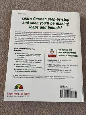 Easy German Step-by-Step, Second Edition - Swick, Ed - Very Good
