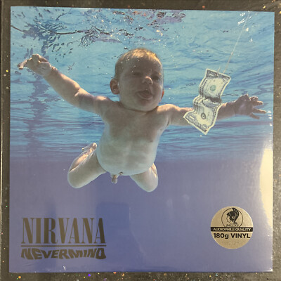 NIRVANA NEVERMIND 180 GRAM AUDIOPHILE QUALITY VINYL SEALED PRESSED IN GERMANY
