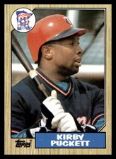 1987 Topps #450 Kirby Puckett   Minnesota Twins