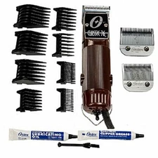 OSTER Classic 76 Hair Clipper Bundle + 10 Piece Comb Set