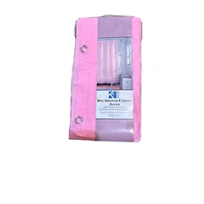 Kashi Home Shower Curtain Liner, Pink, 70" x 72"