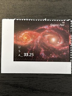 2026 US Galaxy Pair Express Mail $33.25 Stamp Single Scott #6057 High Value USPS