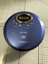 Lenoxx Sound Model CD-57 Programmable CD Player Portable Blue 2007 Tested Works