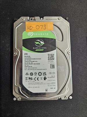 Seagate BarraCuda 8TB 3.5'' SATA Internal Hard Drive ST8000DM004 - Tested Good