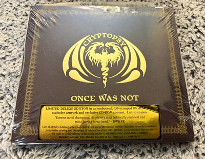 Cryptopsy Once Was Not Limited Deluxe Edition Digipak CD 2005 Century Media