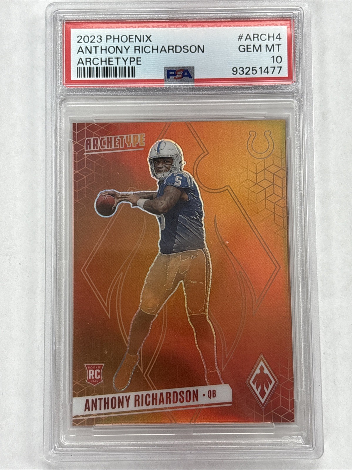 2023 Panini Phoenix Anthony Richardson ARCHETYPE CASE HIT SSP POP 7