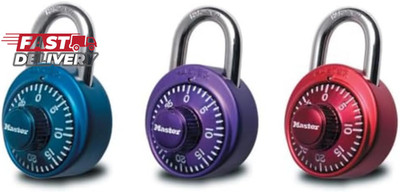 Master Lock 1530DCM Locker Lock Combination Padlock, 1 Count (Pack of 1) Colors