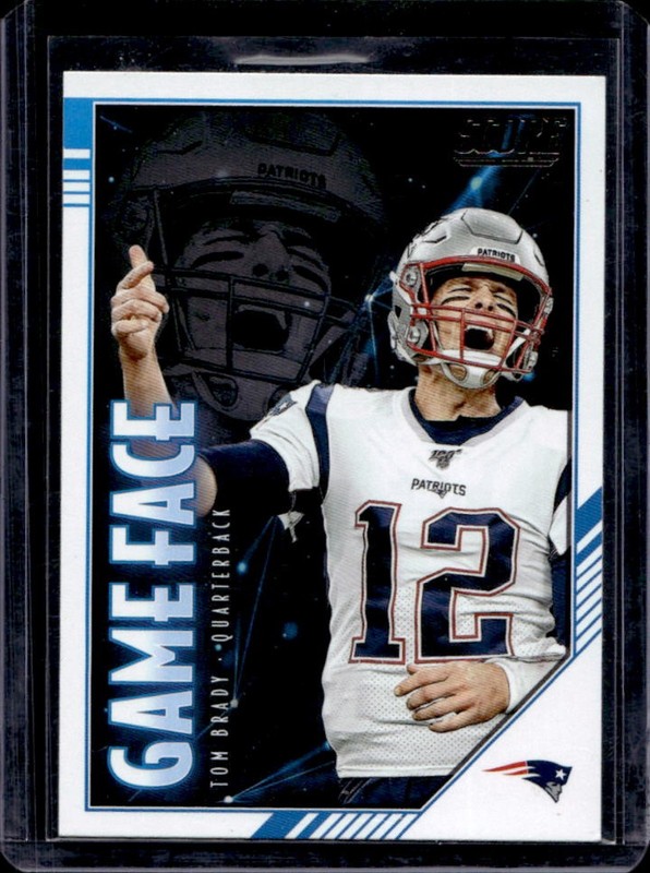 2020 Panini Score Tom Brady Game Face #GF-TB Patriots