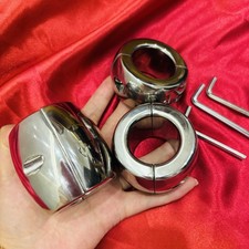 Male Bondage 3 Sizes Penis Ball Stretcher Scrotum Screw Ring Pendant Weight Hot
