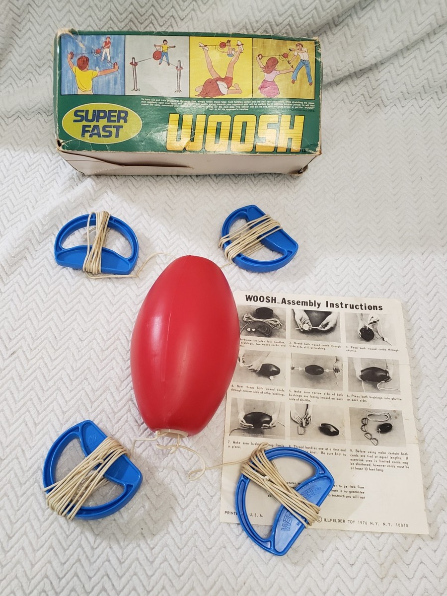 Vintage WOOSH Super Fast ! 1976 Illfelder Toy Co. Illco
