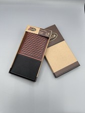 JUSTIN MEN'S LEATHER RODEO WALLET BASKETWEAVE