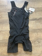 NWT Kinetik Compression Triathlon Suit TRISBPW Black Pink Womens Small
