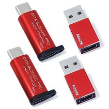 Generic Data Blocker, Usb A To C  Usb C To C 4-Pack , Protect Agains