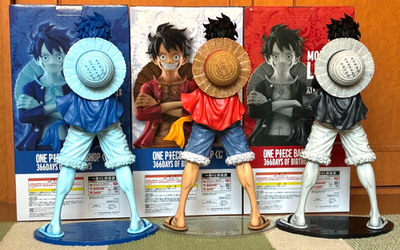 Ichiban Kuji ONE PIECE Base Shop Monkey D. Luffy Figur Set of 3 | eBay