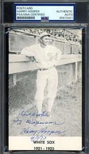 Harry Hooper PSA DNA Signed Photo Postcard Autograph