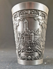 Zinn-Becher Bamberger Becher /Bamberg Motive Altenburg Kaiserdom altes Rathaus