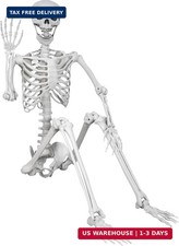 5.9ft Halloween Skeleton, Realistic Life Size Skeleton with Movable Joints for H
