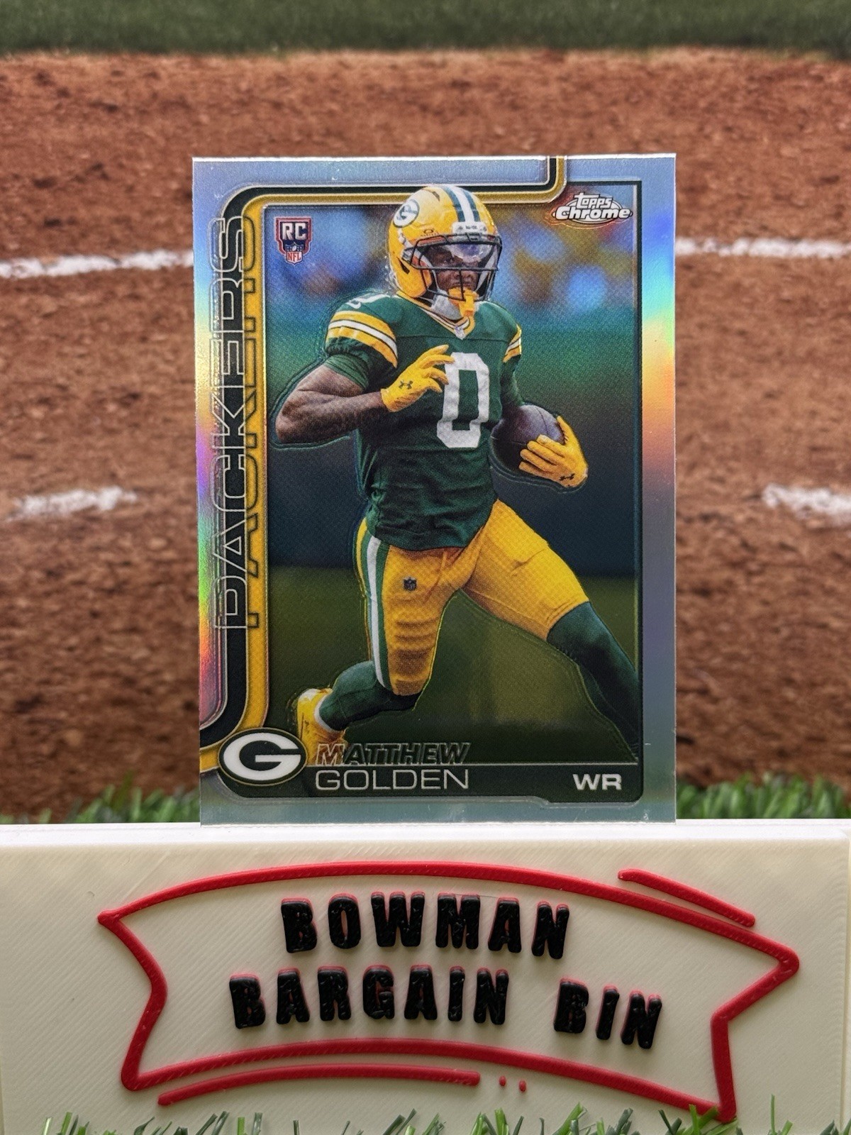 2025 Topps Chrome - Rookies Matthew Golden #333 Refractor (RC)