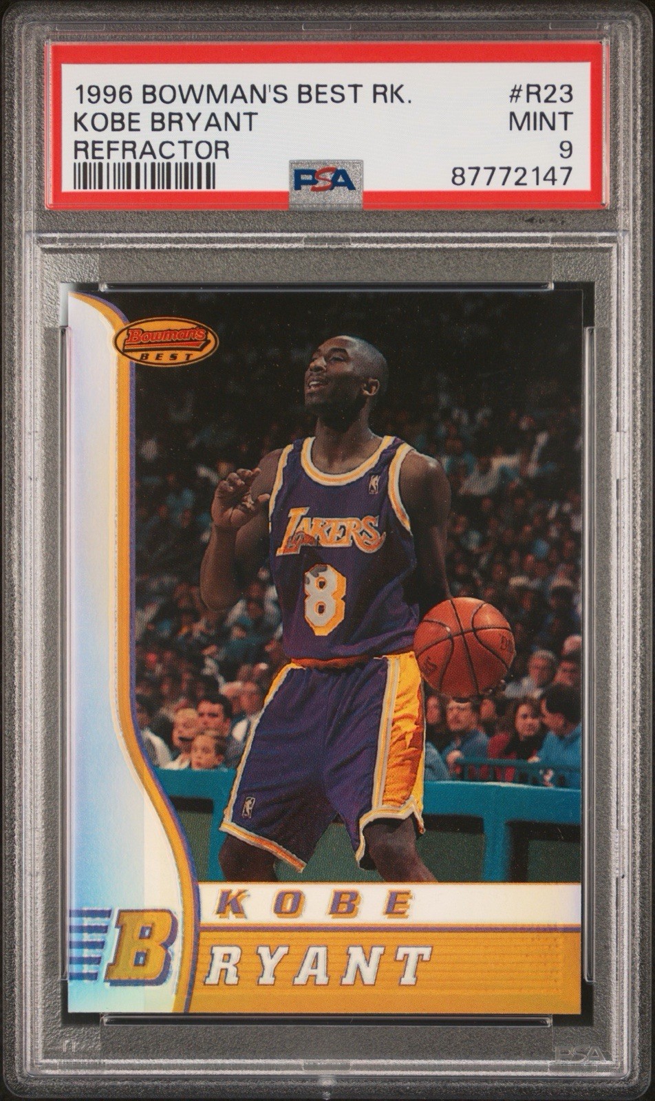 Kobe Bryant 1996 Bowman's Best #R23 Refractor Price Guide - Sports