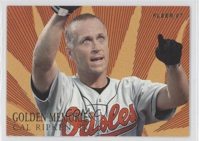 1997 Fleer Golden Memories Cal Ripken Jr #9 HOF g9z