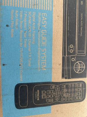 #ad Hitachi VT MX431A 4 Head VHS VCR Easy Guide System Digital Auto Tracking $186.00