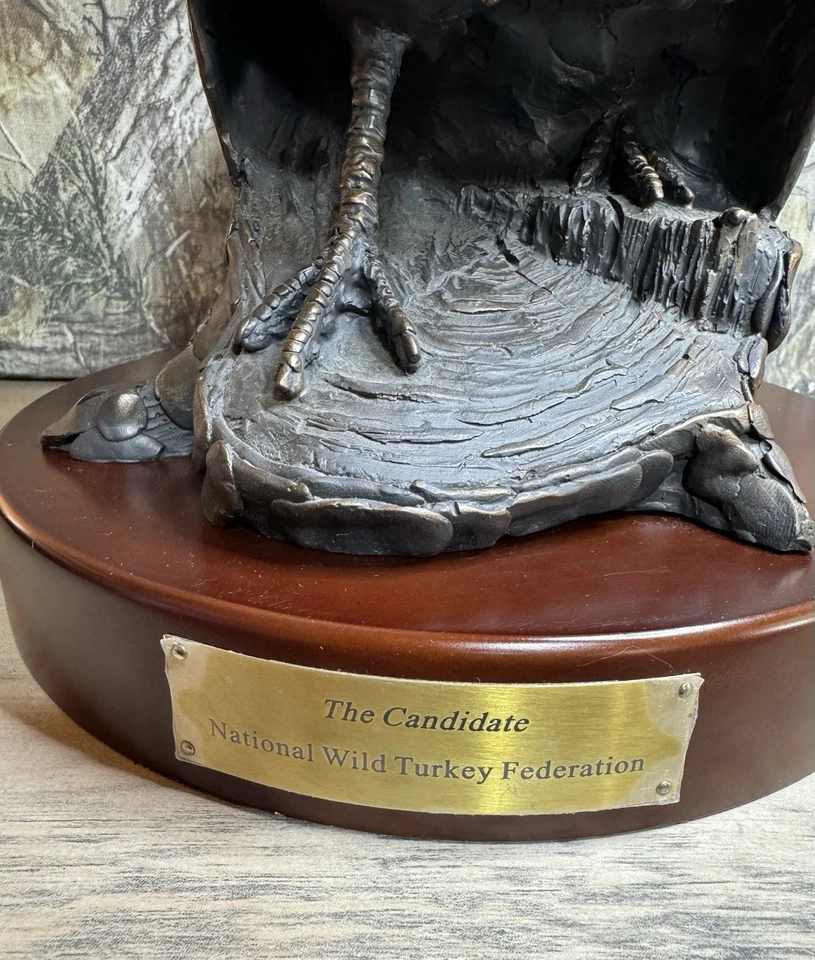 NWTF “ The Candidate “ RESIN BRONZE COLOR CASTING of 1500. RARE & HARD TO FIND.  - Image 2 of 4