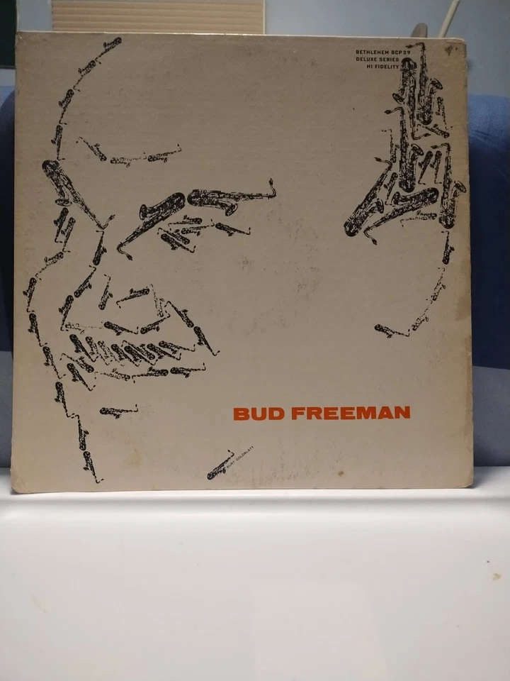 BUD FREEMAN Scarce Jazz 1ST PRESS 1956 DG BETHLEHEM LP Red Leaf Labels RVG Hear! - Image 2 of 4