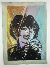 Andy Warhol COA Art Painting Original Drawing Vintage Paper Signed