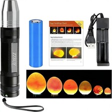 ZZBUY Egg Candler, Incubator Light  2026 Upgraded Charger  Black