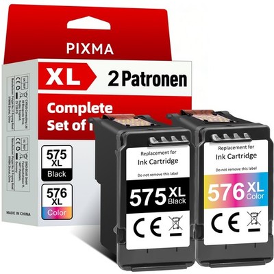 Patronen für Canon PG-575 CL-576 XL PIXMA TS3550i TS3551i TR4750i TR4751i multi
