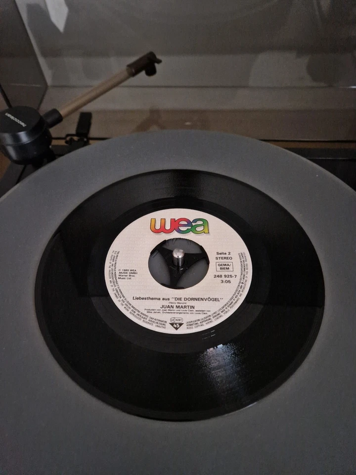 Henry Mancini Und Sein Orchester: DIE DORNENVÖGEL (7" Vinyl Single 1985 - WEA) - Bild 4 von 4