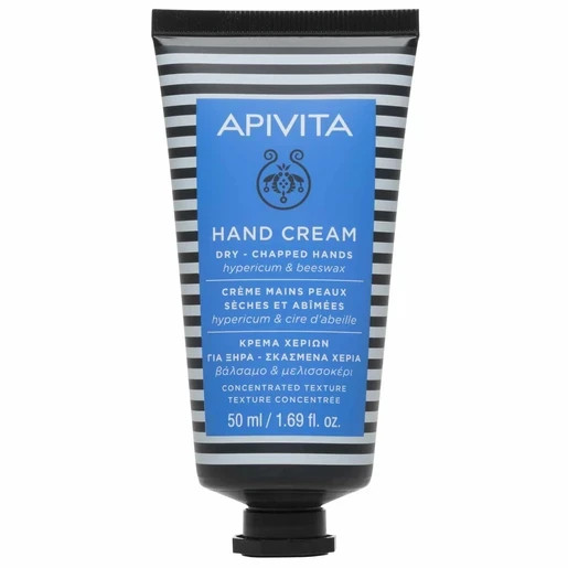 Crema de Manos Apivita para Manos Secas y agrietadas Textura Concentrada Hypericum 50 ml