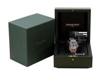 Audemars Piguet Royal Oak Rose Sapphire Diamonds Blue 37mm 15551OR.ZS.D344CR.01 3