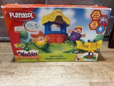 Playskool Weebles Storybook Jack And Jill Playset With Box And Book