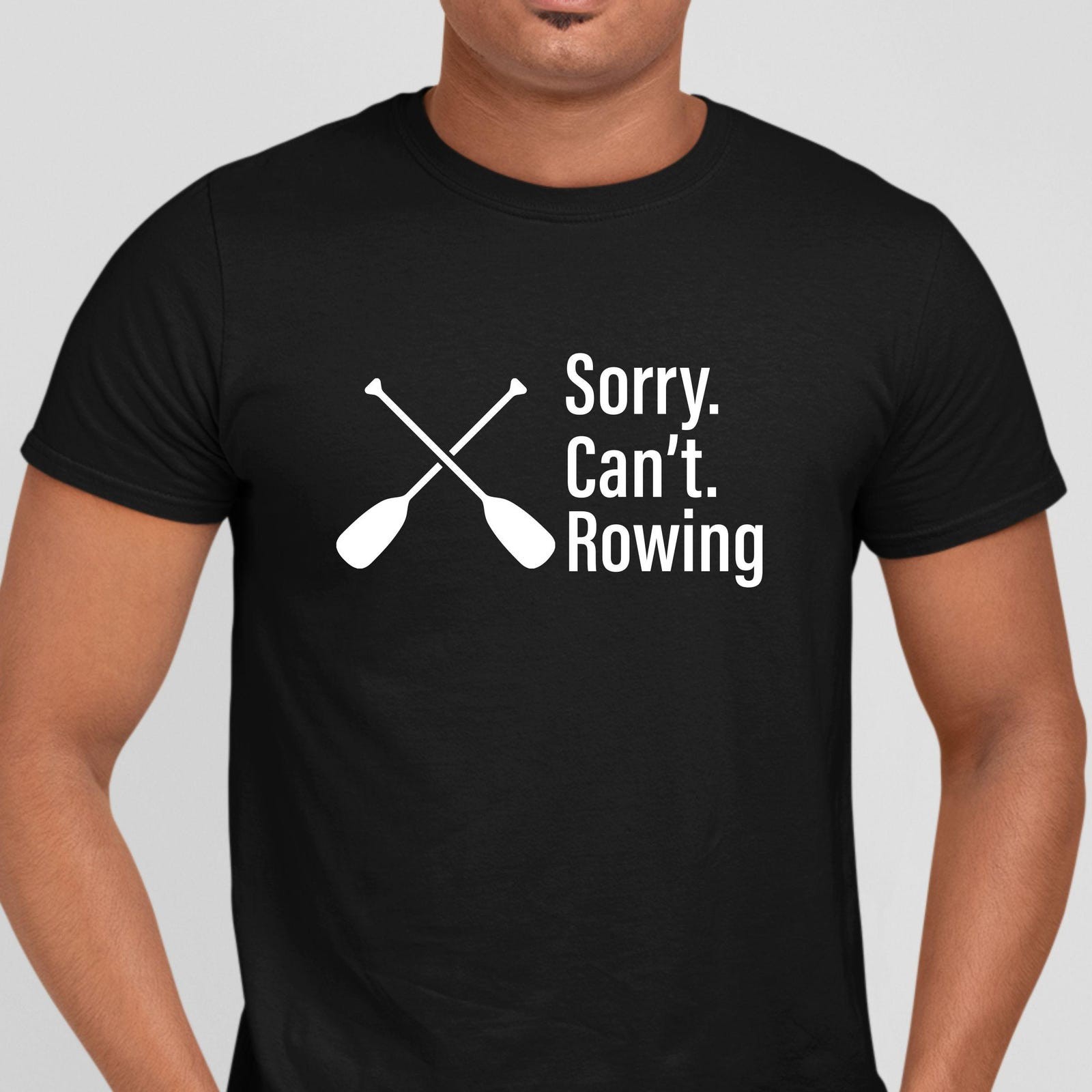 FILA T shirt nautica Sorry Can't Rowing Funny Racing Club Propelling Rowers #32