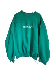 Guess Jeans Georges Marciano Pullover Sweater, Green, Large