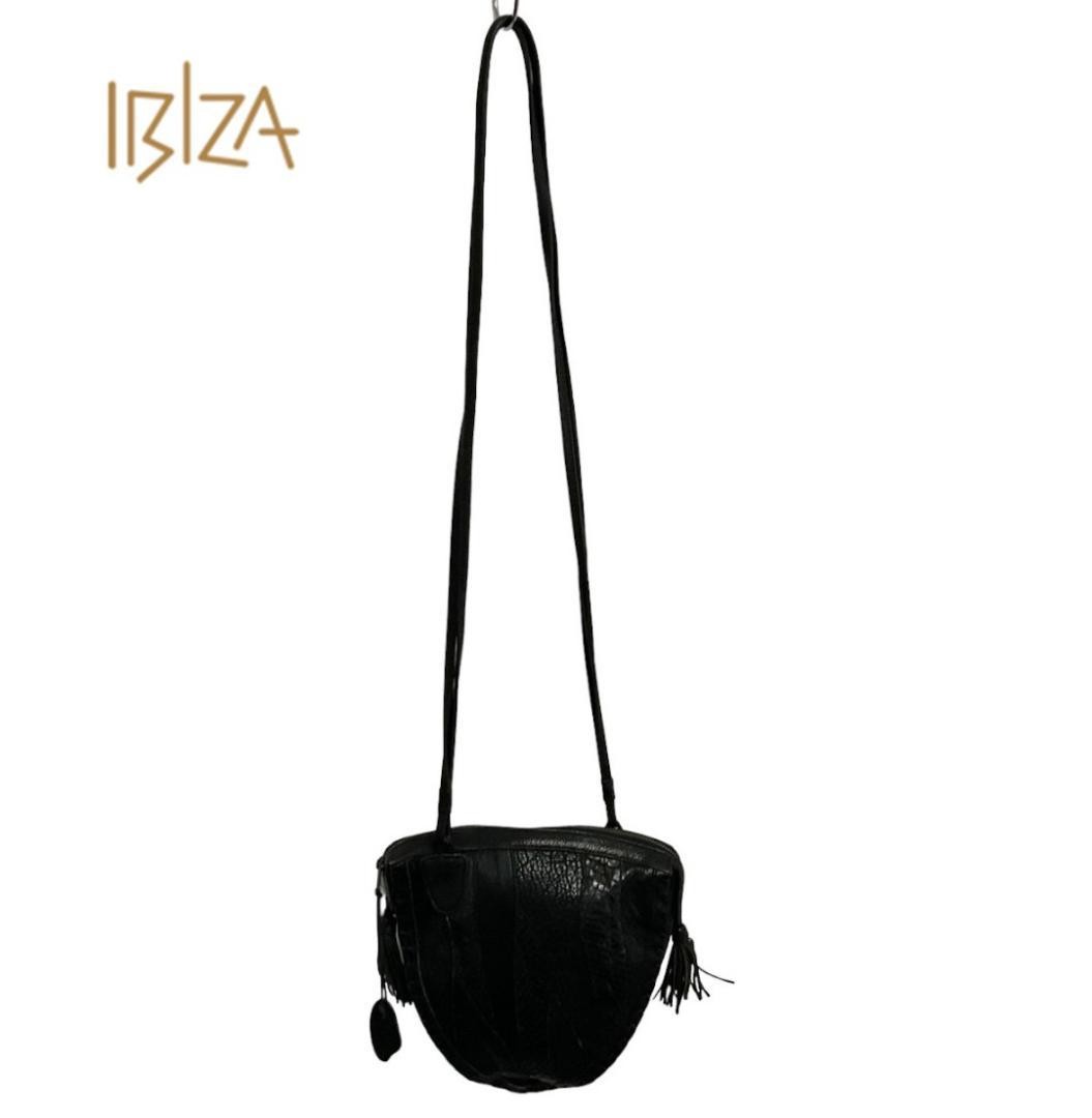 Ibiza Shoulder Bag Leather Python Snake Patchwork… - image 1