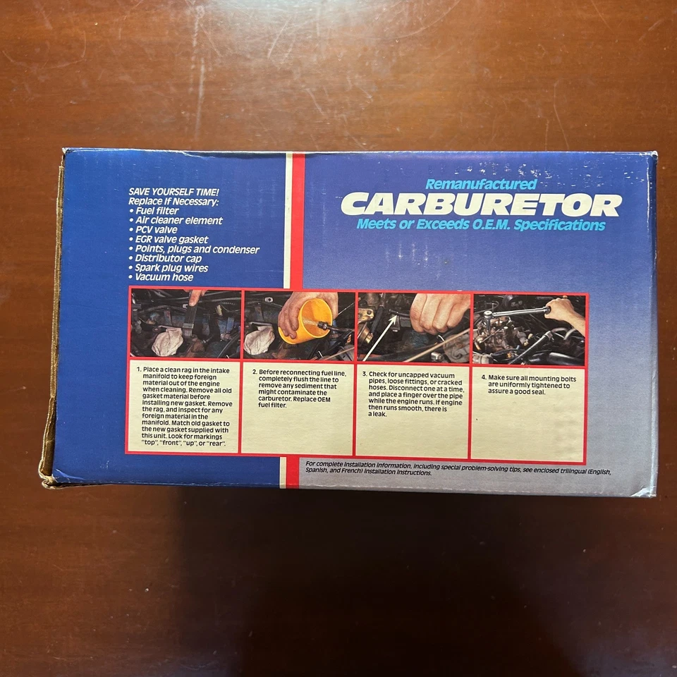 6-425 Single Barrel 1BBL Carburetor 60's 70's Ford Cars Trucks 6 Cyl 11/08/91-05 - Image 4 of 4