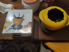 Set Fonduta Formaggio Set Fonduta in Ghisa per 6 Persone Set Fonduta Cioccolato 