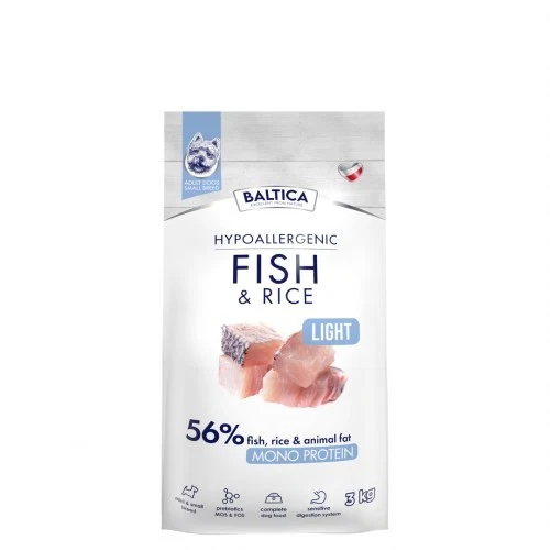 5905996520936 BALTICA Nutraceutical Hypoallergenic Light S Fish with rice - dry
