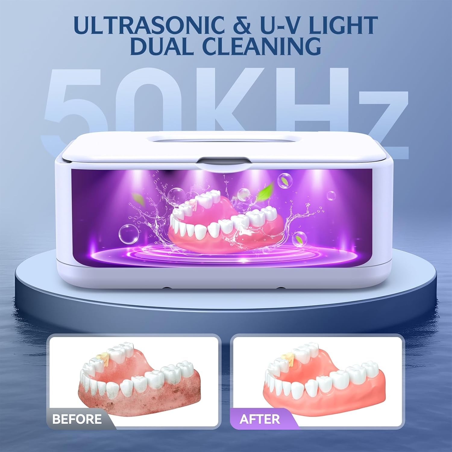 Ultrasonic Jewelry Cleaner,50Khz Professional Jewelry Cleaner Ultrasonic Machine