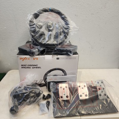PXN Gaming Racing Wheel V9 Steering Wheel 270/900° Car Sim w/ Pedal And Shifter